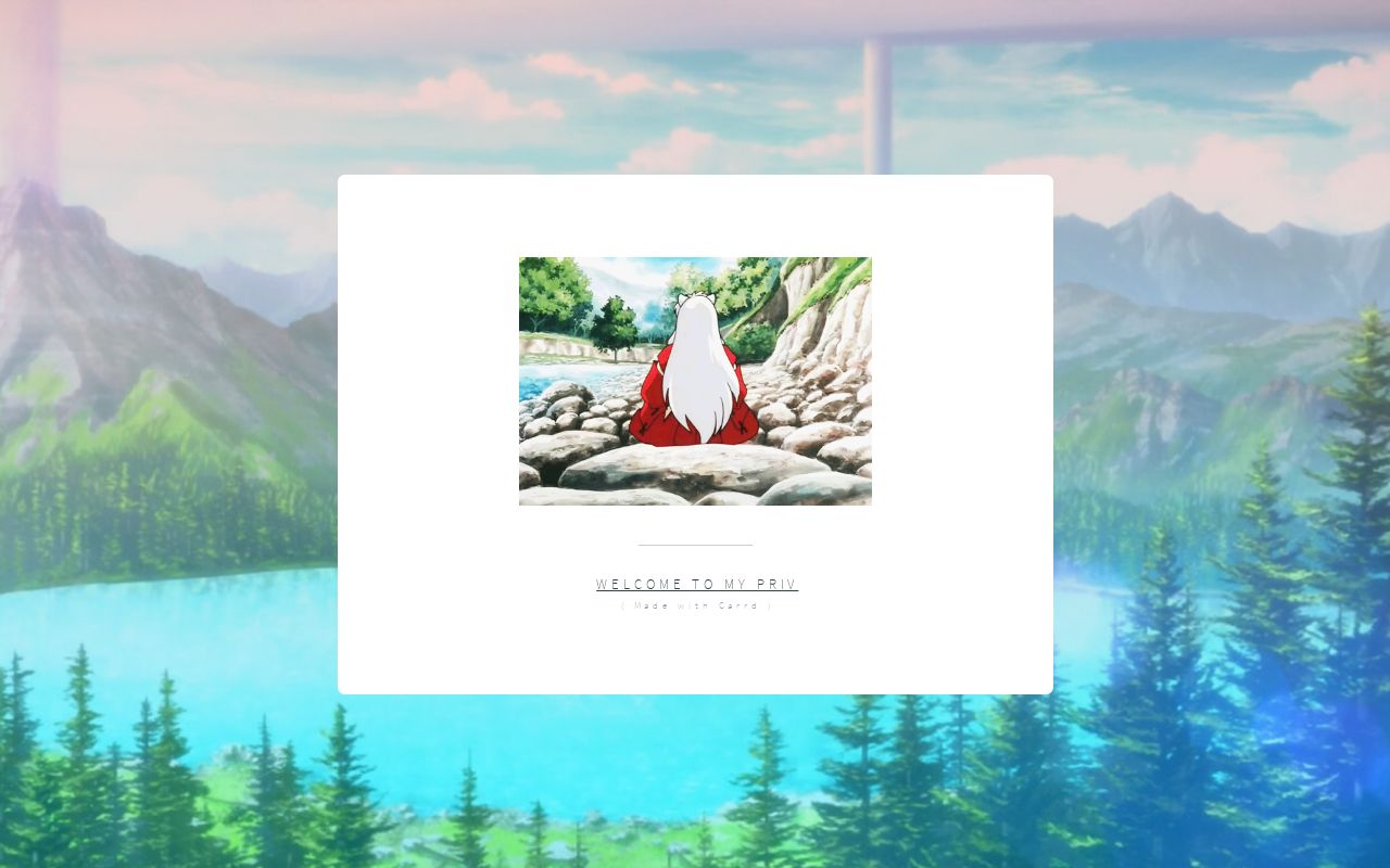 Carrd profile picture for @sincerity